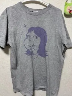 グレー キャラクターTシャツ L ドラッグアンドミュージック