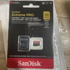 SanDisk Extreme PRO 512GB microSDXCカード