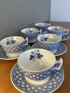 Spode Geranium  スポード ゼラニウム ティーカップ＆ソーサー6客
