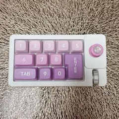 メカニカルテンキー、カスタマイズ可能なノブマクロ機能、ドライバ不要、USB接続