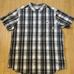 Columbia チェック柄 半袖シャツ XXL