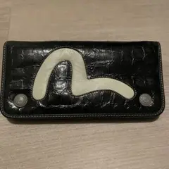 型押しクロコ 長財布 二つ折り エヴィス エビス