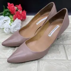 ❤️良品❤️ ラボキゴシワークス　ポインテッドトゥ　7cmヒール　24.5