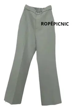 ROPÉ PICNIC ライトグリーン フレアパンツ 34（XS）