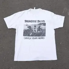 BEASTIEBOYS ビースティボーイズ バンド Tシャツ ホワイト L