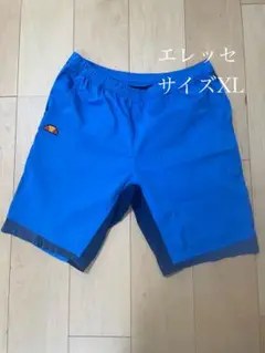 ellesse エレッセ　テニス　ハーフパンツ　ブルー　サイズXL