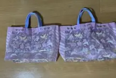 ユニコーン柄プールバッグ2個セット　ふた