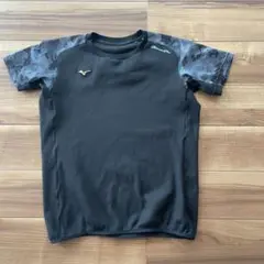 Mizuno ブラックカモフラージュTシャツ