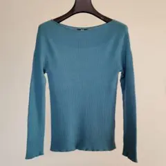 UNIQLO ユニクロ　3DエクストラファインメリノリブボートネックセーターXL