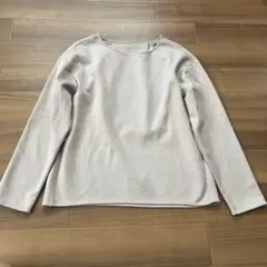 UNIQLO ユニクロ ストレッチダブルフェイス プルオーバー 長袖