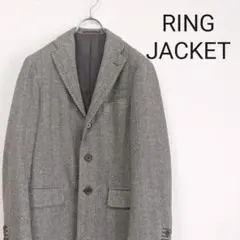 【美品 人気カラー】RING JACKET 千鳥格子チェスターコート