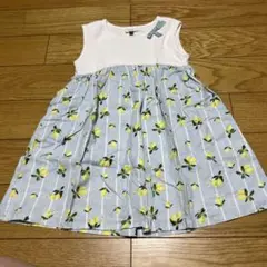 【美品】SERAPH 花柄ノースリーブワンピース 110cm セラフ　女の子