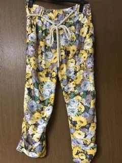collina ブルーベル　花柄　タックパンツ