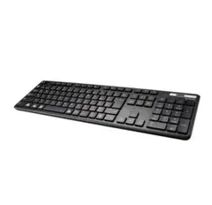 エレコム ワイヤレスキーボード Bluetooth フルキーボード ブラック