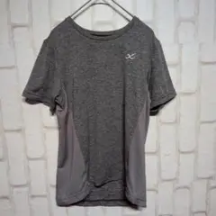 美品★UNDER ARMOUR 2枚セット トーレニングシャツ バイカラー 灰M