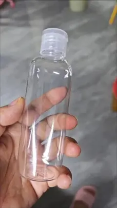 クリアプラスチック空き瓶 100ml