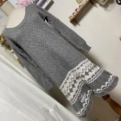 超美品 フランシュリッペ ロング丈セーター