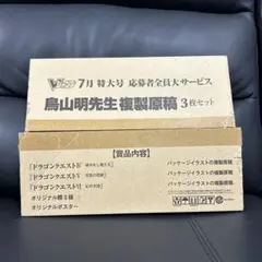 ドラゴンクエスト 4,5,6 複製原画 集英社 Vジャンプ 鳥山明 先生 ロト三部作】Vジャンプの応募者全員大サービスのサイン入り