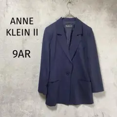 ANNE KLEIN Ⅱ/ジャケット/9AR/レディース 背抜き ネイビー