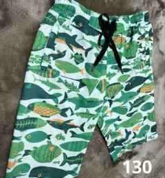 男の子用水着 魚柄 100%ポリエステル