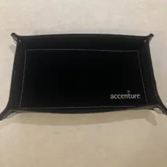 【未使用非売品】アクセンチュア　スウェード　トレイ