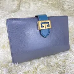 【美品】 ジバンシー GIVENCHY 折り財布 GV3 3Dロゴ 伊勢丹限定