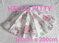 新品　カーテン　サンリオ　ハローキティ　100 x 200 日本製　ピンク　桃色