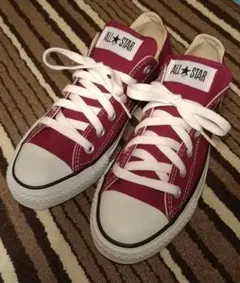 CONVERSE　ALL STAR　新品　ボルドー　赤　24cm