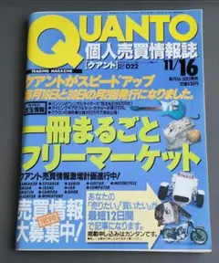 【希少】QUANTO　クアント　No.022　1995年11月16日号
