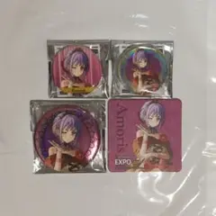 バンドリ Ave Mujica アモーリス 缶バッジ コースター 4点セット