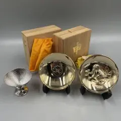 金杯 銀杯 24KGP SP-3 RF 高さ:2.9/4.3㎝ 記念品 金属工芸