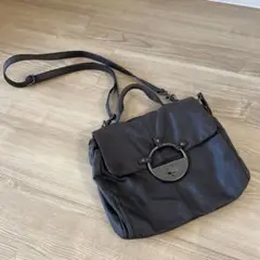 【美品★ディーゼル】DIESEL バックル ショルダーバッグ