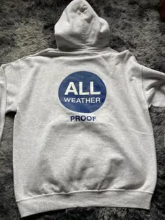 ALL WEATHER PROOF フーディー　グレー　Lサイズ　alwayth