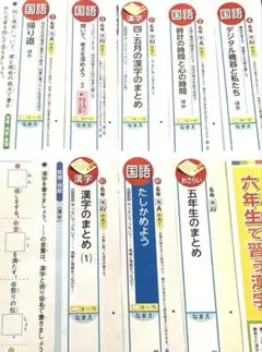 小学5年　国語　前期　カラーテスト　光村図書　光文書院　A