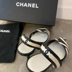 クリスマスパーティやデートに❤︎後ろ姿が素敵なCHANELサンダル37 1/2