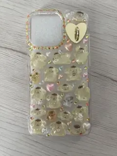 iPhone13proケース　ボンボンドロップ　ポムポムプリン