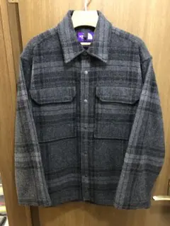 NP2061N パープルレーベル Plaid C.P.O Jacket