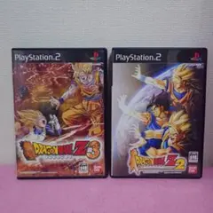【PS2】　2枚セット　ドラゴンボールZ2　ドラゴンボールZ3　ソフト