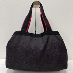2208 LeSportsac レスポートサック　トートバッグ　ブラック　ピンク