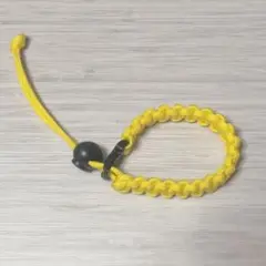 パラコード　ペットボトルホルダー　イエロー