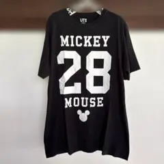 UNIQLO ユニクロ ミッキーTシャツ 28番 L