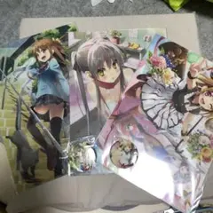 えれっと　クリアファイル&缶バッジセット