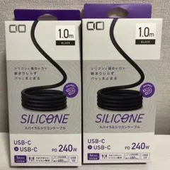 CIO USB-C to USB-C 充電ケーブル 1.0m ブラック