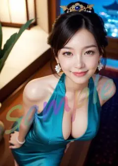 NC005【1点物】A4ポスター AI 写真 リアル 美女 グラビア 彼女