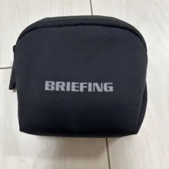 BRIEFING ブラックナイロンポーチ　黒