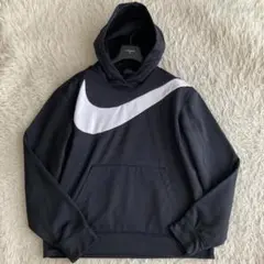 【サイズＬ】　NIKE　ナイキ　 ビッグスウッシュ フーディー　ブラック