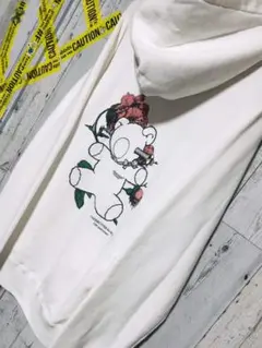 1輪愛薔薇芸術。廃盤 アンダーカバー パーカー 白 ヨウジヤマモト Y-3