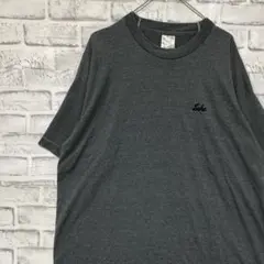 USA製90sヴィンテージTシャツ！シングルステッチ　グレー半袖古着XL 22