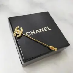 CHANEL(シャネル) ココマーク ラインストーン ピン ブローチ KK389