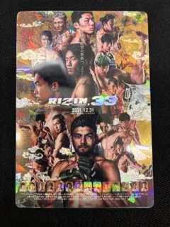 RIZIN ポテトスティック　ポスターカードコレクション　NO13